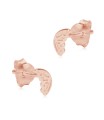 Butterfly Wings Silver Stud Earring STS-6360